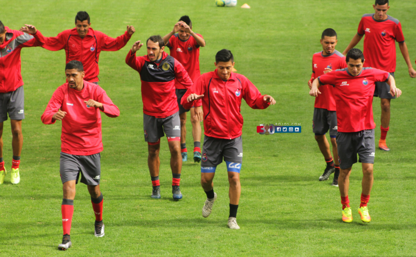 PENÚLTIMO ENTRENO ROJO