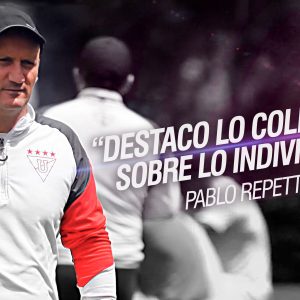 “Destaco lo colectivo sobre lo individual” – DT Pablo Repetto