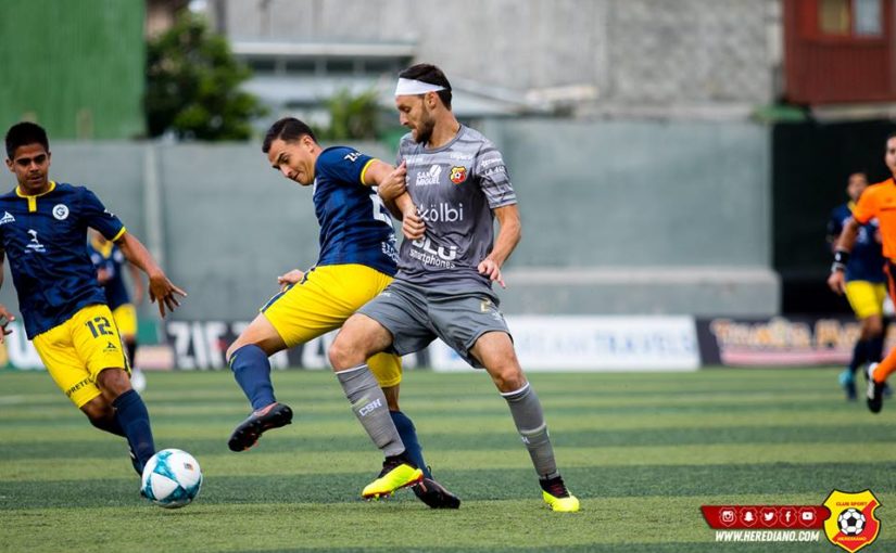 Herediano remonta y saca un empate en su visita a Guadalupe