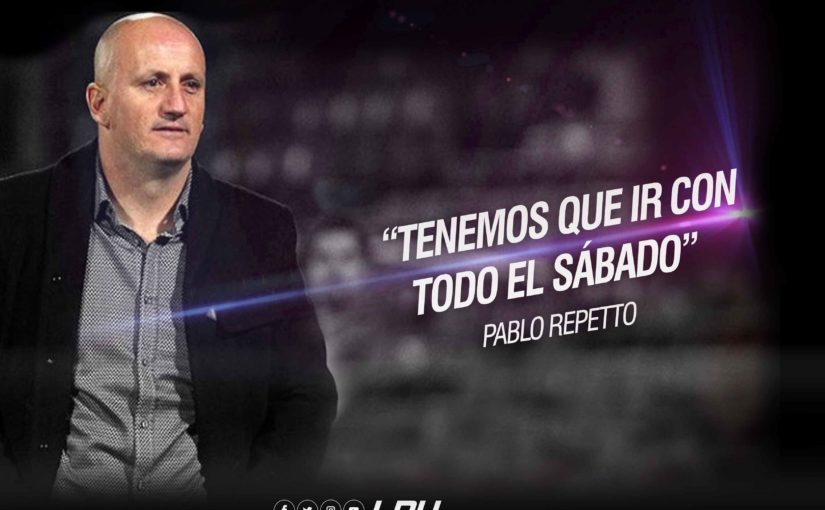 “Tenemos que ir con todo el sábado” – DT Pablo Repetto