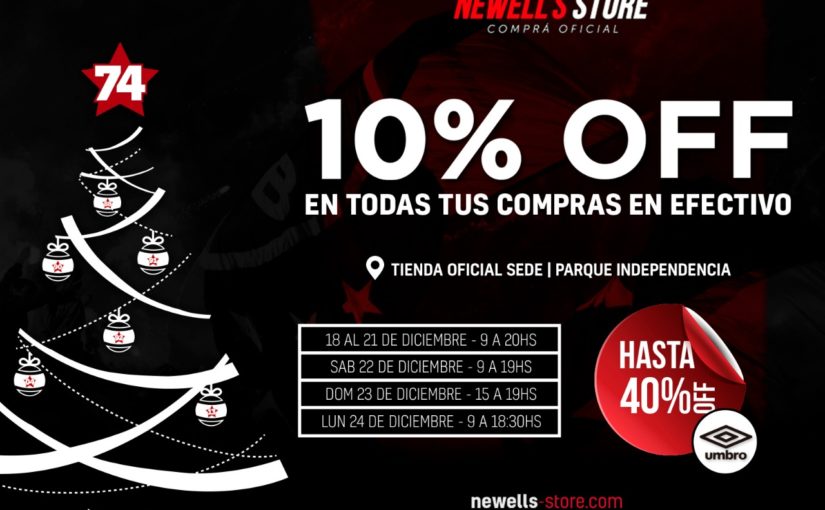 10% OFF en NEWELL’S STORE