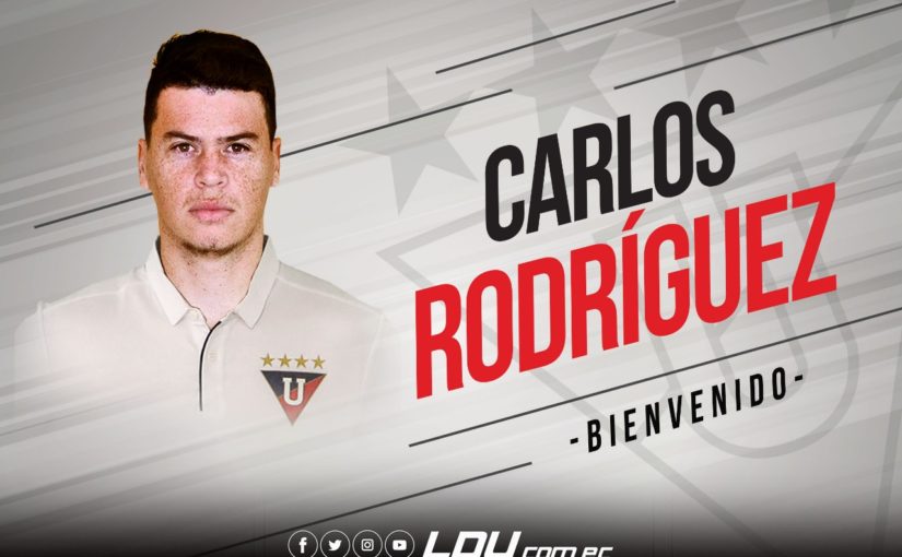 Carlos Rodríguez, uruguayo, quinto refuerzo albo para el 2019.