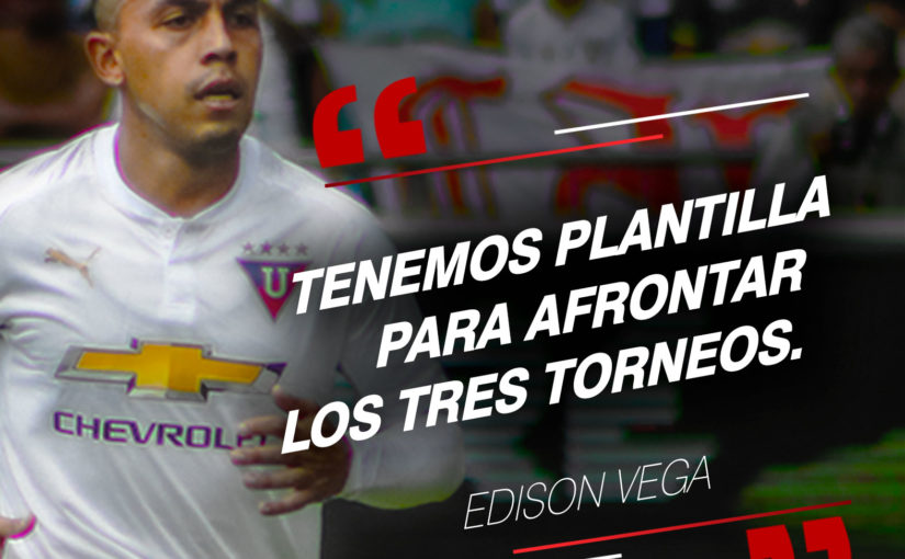 “Tenemos plantilla para afrontar los 3 torneos” – Edison Vega