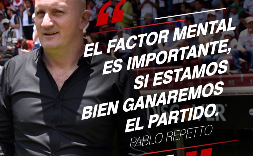 “El factor mental es importante, si estamos bien podremos ganar el partido” – DT Pablo Repetto