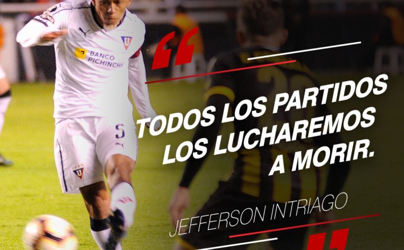 “Todos los partidos los lucharemos a morir” – Jefferson Intriago