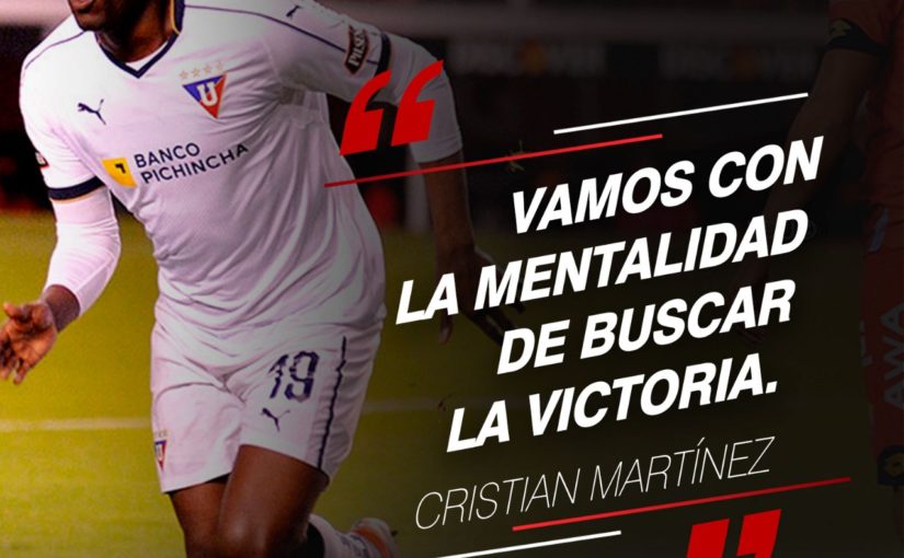 “Vamos con la mentalidad de buscar la Victoria” – Cristian Martínez