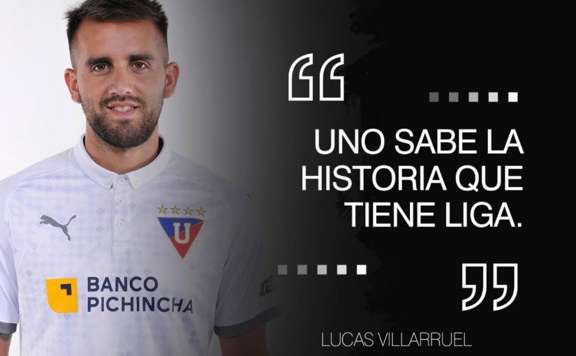 Lucas Villarruel: “Uno sabe la historia que tiene LIGA.”