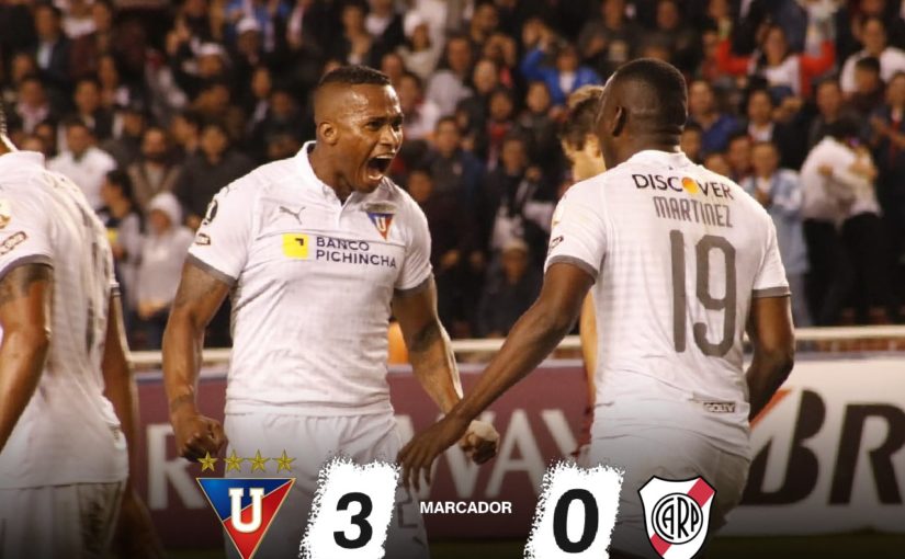 CONMEBOL LIBERTADORES FECHA 1: LIGA 3 : 0 River Plate