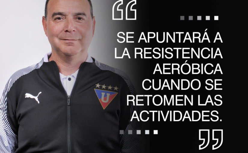 PF. Marcelo Cabezas: “Se apuntará a la resistencia aeróbica cuando se retomen las actividades”