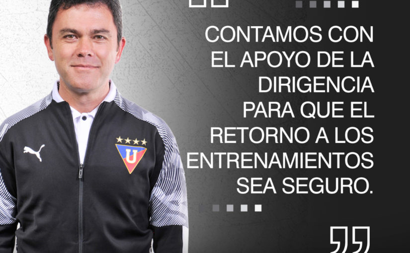 Richard Cabezas: “Contamos con el apoyo de la dirigencia para que el retorno a los entrenamientos sea seguro”