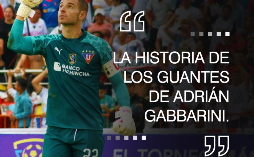 La historia de los guantes de Adrián Gabbarini