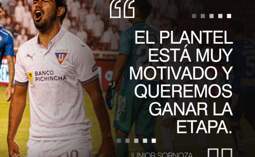 Junior Sornoza: El plantel está muy motivado y queremos ganar la etapa