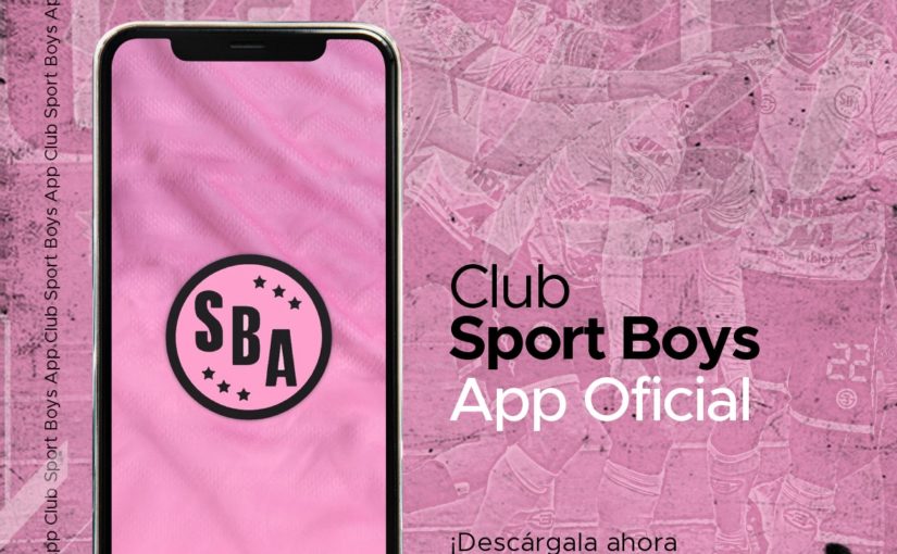 SPORT BOYS PRESENTA SU PRIMER APLICATIVO OFICIAL