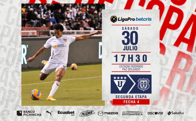 LigaPro – 2da Etapa | Fecha 4: LIGA vs Técnico Universitario