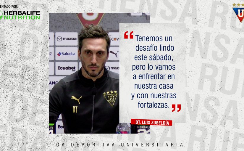 Rueda de Prensa Pre Partido: Luis Zubeldía